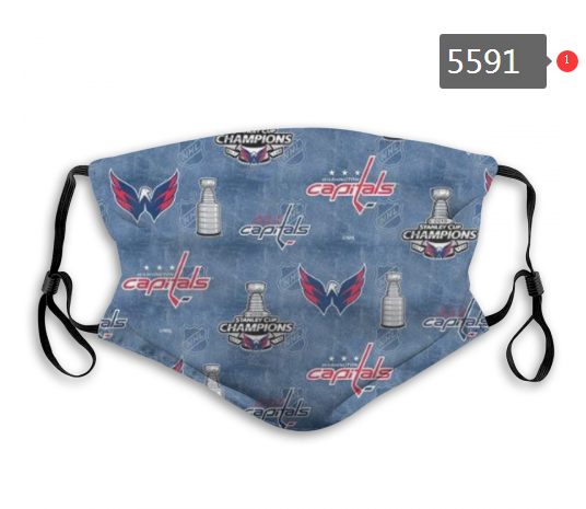 2020 NHL Washington Capitals #1 Dust mask with filter